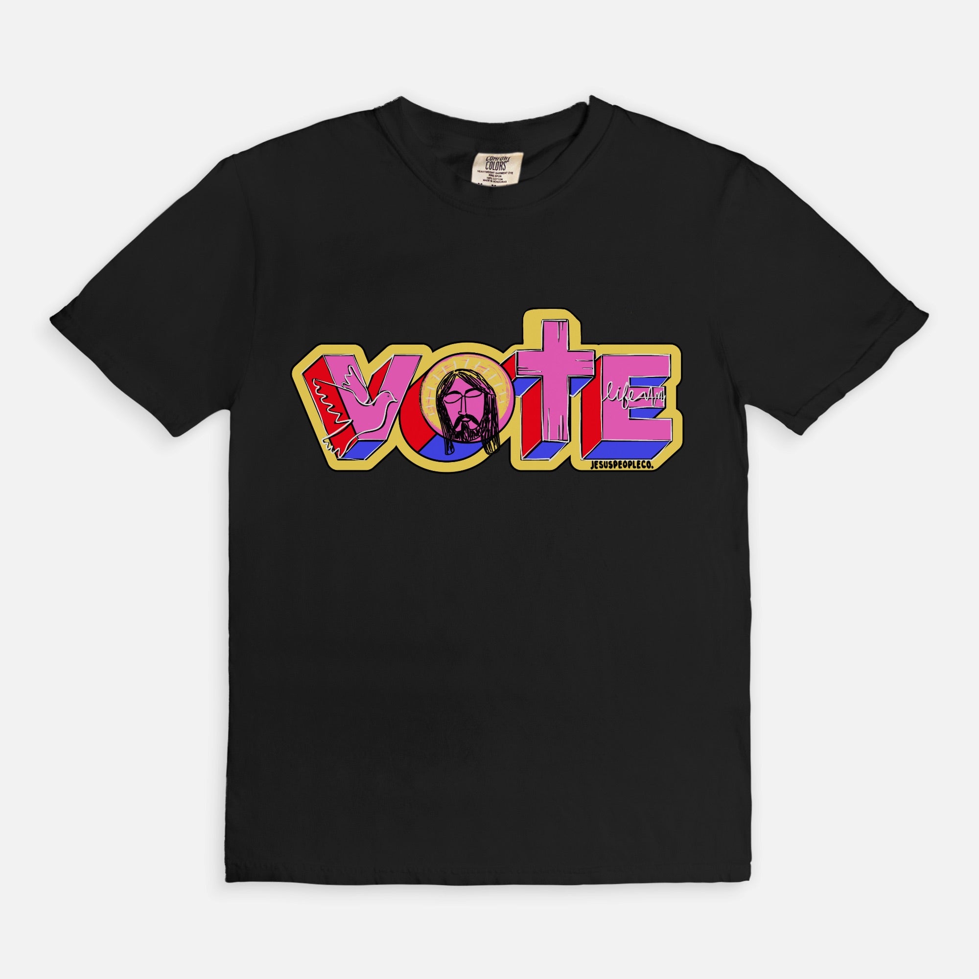 VOTE black tee